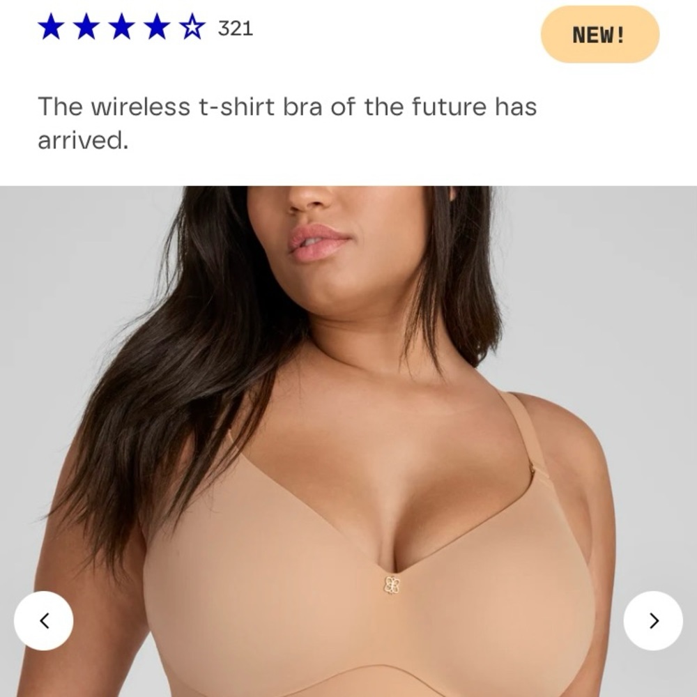 Honeylove Seamless Wireless Bra in Nude